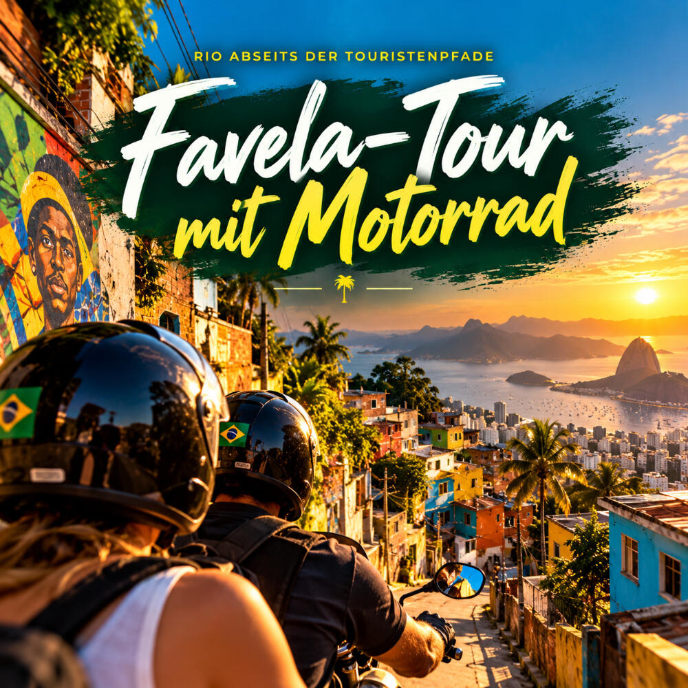 Favela-Tour mit Motorrad Favela-Tour mit Motorrad